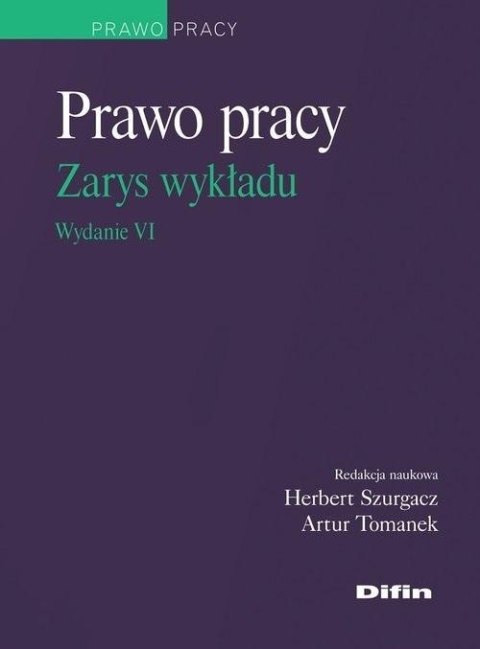 Prawo pracy. Zarys wykładu w.6