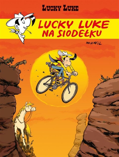 Lucky Luke na siodełku