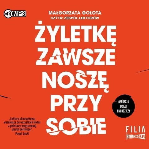 Żyletkę zawsze noszę przy sobie audiobook