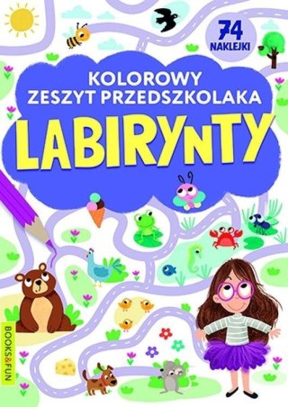 Kolorowy zeszyt przedszkolaka. Labirynty