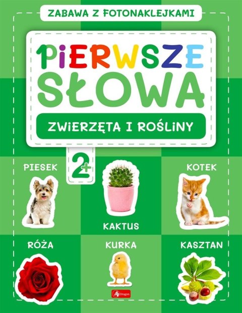 Pierwsze słowa. Zabawa z fotonaklejkami. Zwierzęta