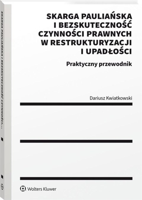 Skarga pauliańska i bezskuteczność czynności... Skarga pauliańska i bezskuteczność czynności...