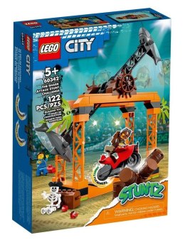 LEGO(R) CITY 60342 Wyzwanie kaskaderskie: atak rekin