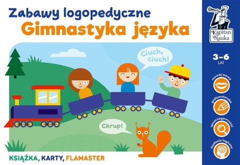 Kapitan Nauka. Gimnastyka języka. Zabawy logopedyc