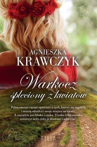 Warkocz spleciony z kwiatów Agnieszka Krawczyk