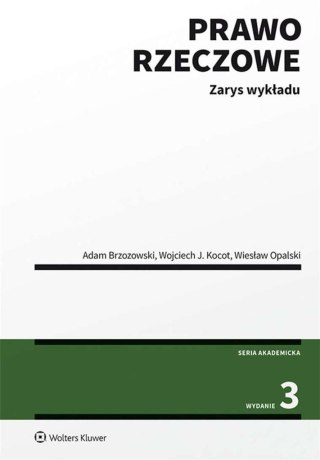 Prawo rzeczowe. Zarys wykładu wyd.3