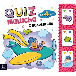 Quiz malucha z naklejkami od 4 lat