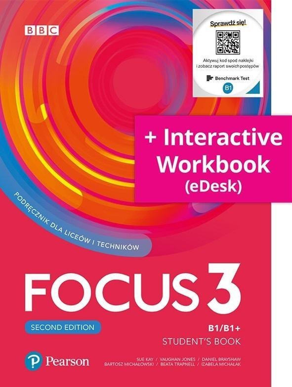 Focus 3 2ed. SB MyEnglishLab + kod + Benchmark