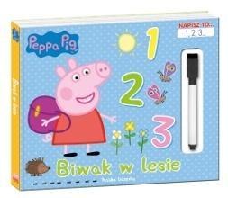 Świnka Peppa. Napisz to 1,2,3 Biwak w lesie