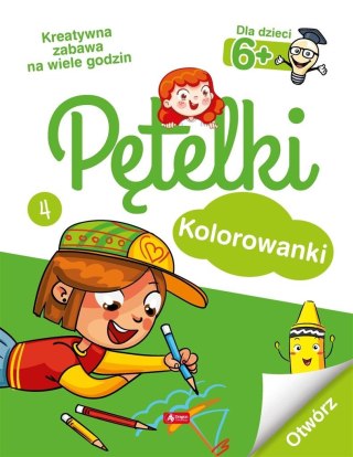 Pętelki. Kolorowanki