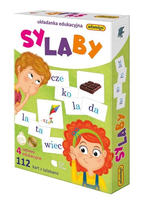 Układanka edukacyjna - Sylaby