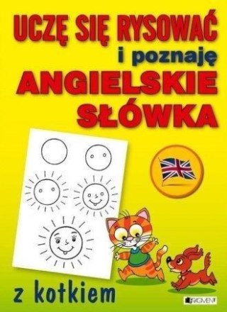 Uczę się rysować i poznaję angielskie słówka kotek