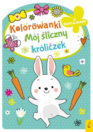 Mój śliczny króliczek. Kolorowanka z wykrojnikiem