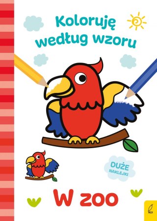 W zoo. Koloruję według wzoru