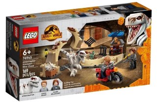 LEGO(R) JURRASIC WORLD Atrociraptor pościg na motorz