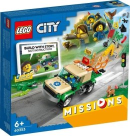 LEGO(R) CITY 60353 Misje ratowania dzikich zwierząt