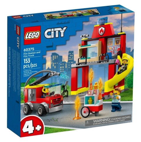 LEGO(R) CITY 60375 Remiza strażacka i wóz strażacki