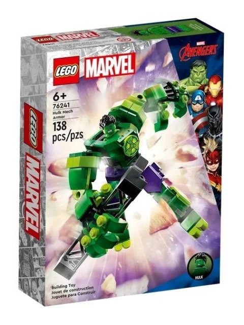 LEGO(R) SUPER HEROES 76241 Mechaniczna zbroja Hulka