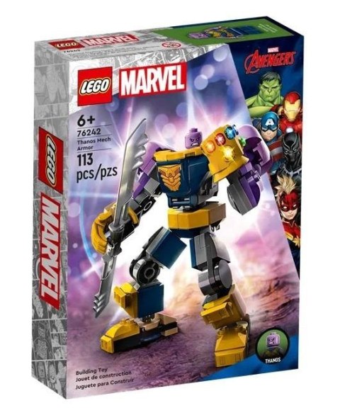 LEGO(R) SUPER HEROES 76242 Mechaniczna zbroja Thanos