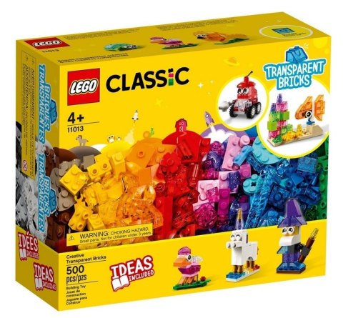 LEGO(R) CLASSIC 11013 Kreatywne przezroczyste klocki