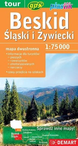 Beskid Śląski i Żywiecki - mapa turystyczna Demart