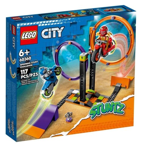 LEGO(R) CITY 60360 Wyzwanie kaskaderskie - obracając