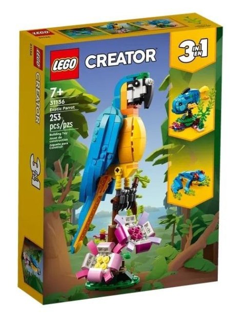LEGO(R) CREATOR 31136 Egzotyczna papuga