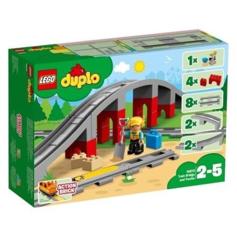 LEGO(R) DUPLO 10872 Tory kolejowe i wiadukt