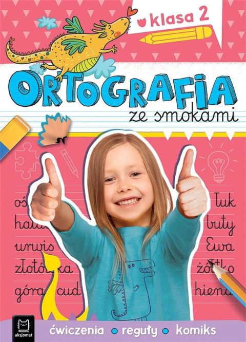 Ortografia ze smokami. Ćwiczenia, reguły, komiks