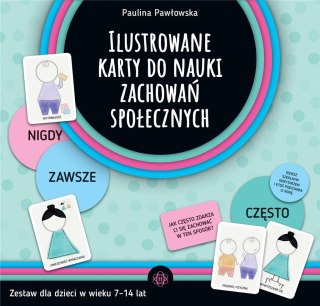 Ilustrowane karty do nauki zachowań społecznych