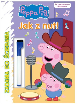 Peppa Pig. Zadania do ścierania