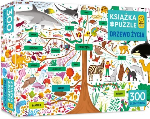 Książka i puzzle Drzewo życia 300 elementów