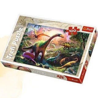 Puzzle 100 Świat dinozaurów TREFL