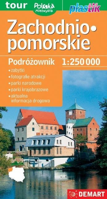 Mapa tur. - Zachodniopomorskie 1:250 000 plastik