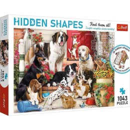 Puzzle 1043 Hidden Shapes Psia zabawa TREFL