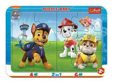 Puzzle ramkowe Baby - Wesoły Psi Patrol TREFL