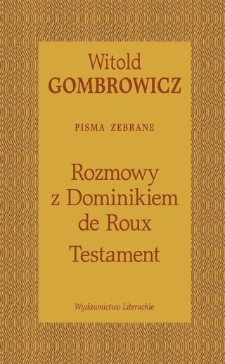 Testament. Rozmowy z Dominikiem de Roux