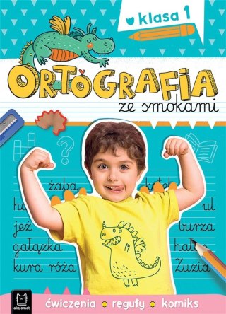 Ortografia ze smokami. Ćwiczenia, reguły, komiks