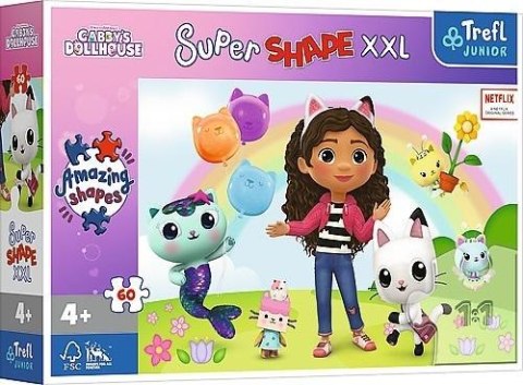 Puzzle 60 Super Shape XXL Weseli Przyjaciele Gabi Puzzle 60 Super Shape XXL Weseli Przyjaciele Gabi