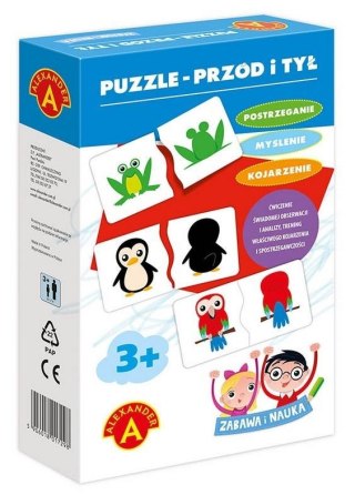 Zabawa i Nauka - Puzzle Przód i Tył ALEX