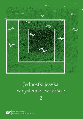 Jednostki języka w systemie i w tekście 2