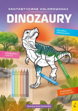 Dinozaury. Fantastyczne kolorowanki