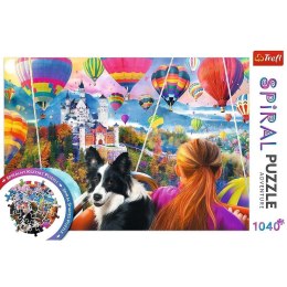 Puzzle 1040 Spiral Festiwal balonów TREFL