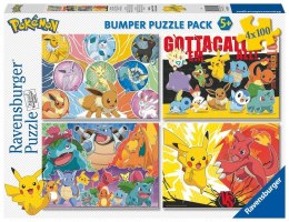 Puzzle dla dzieci 4x100 Pokemon