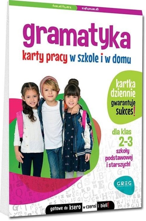 Gramatyka. Karty pracy w szkole i w domu SP 2-3