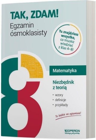 Matematyka SP 8 Niezbędnik z teorią. Egzamin 8 kl