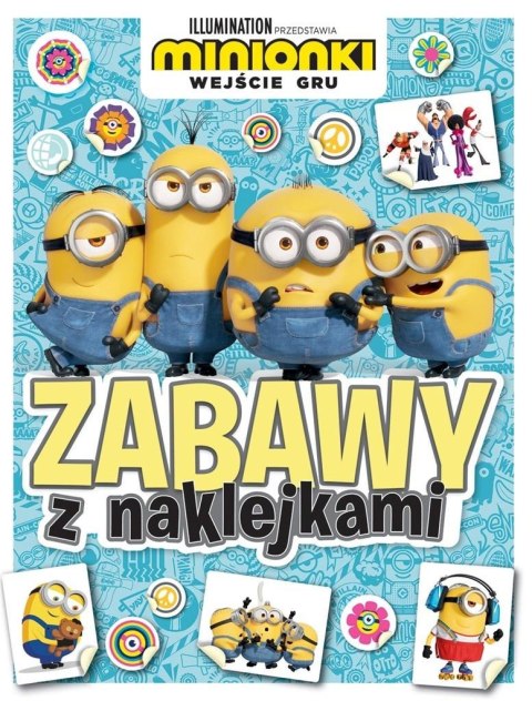 Minionki. Wejście Gru. Zabawy z naklejkami