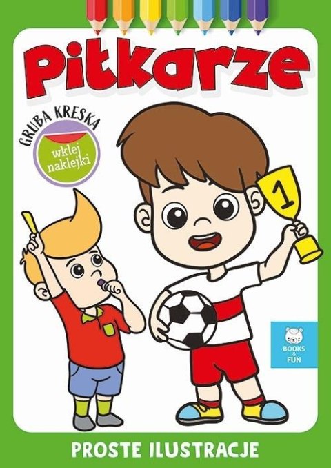 Gruba kreska. Piłkarze Gruba kreska. Piłkarze