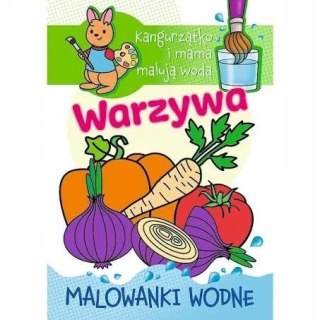 Kangurzątko i mama malują wodą, Warzywa