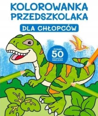 Kolorowanka przedszkolaka. Dla chłopców